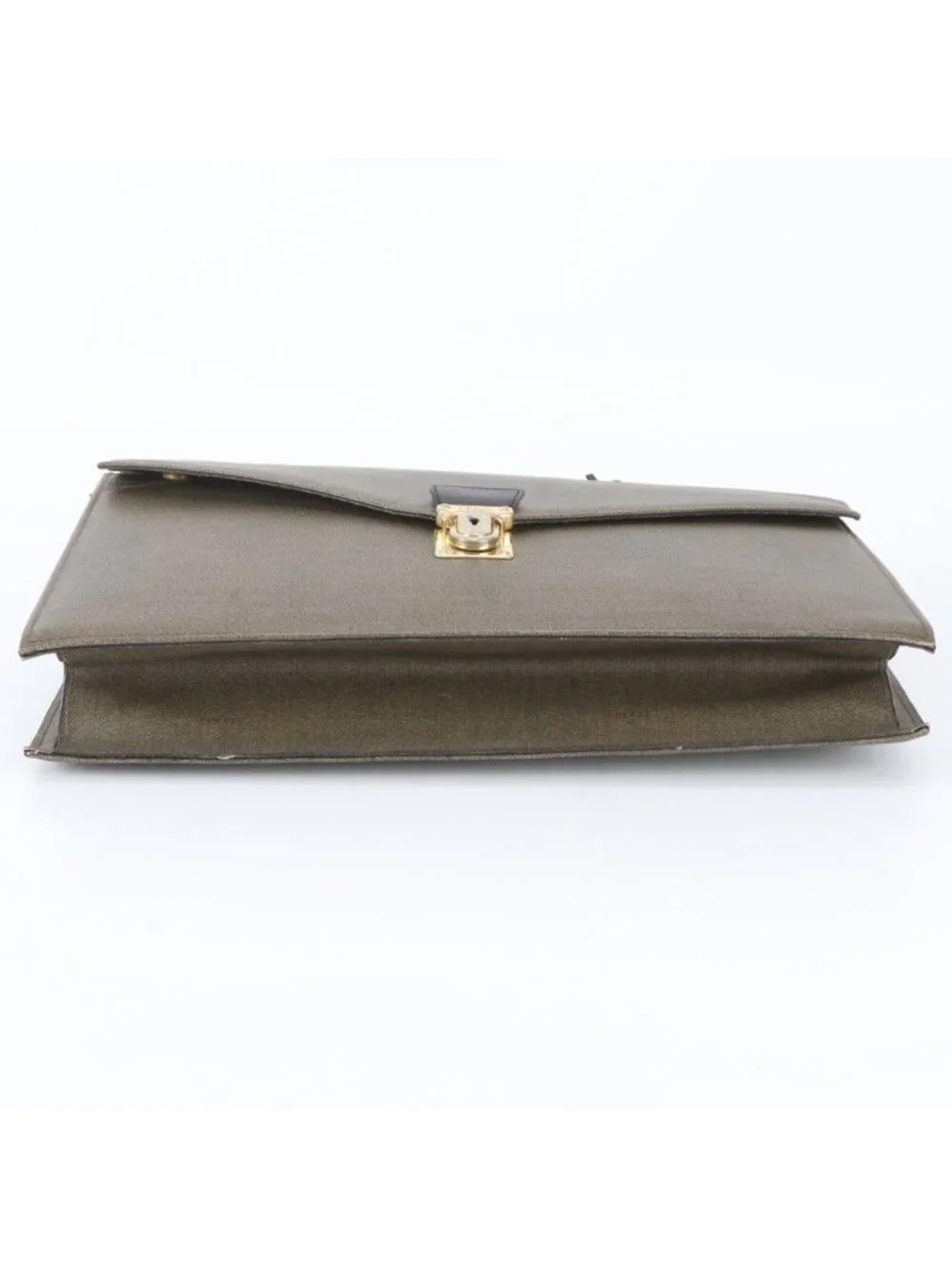 Fendi Vintage Leather Business Document Briefcase Tote